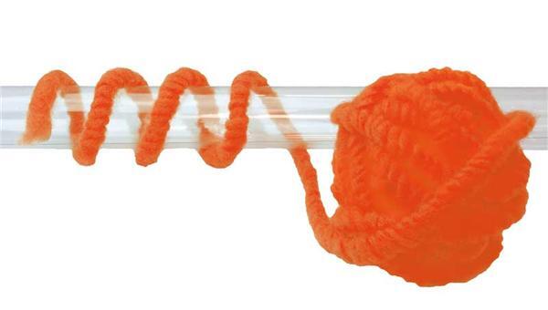 Cordon en feutrine - Ø 8-10 mm, orange