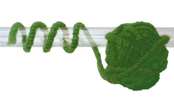 Cordon en feutrine - &#xD8; 8-10 mm, vert