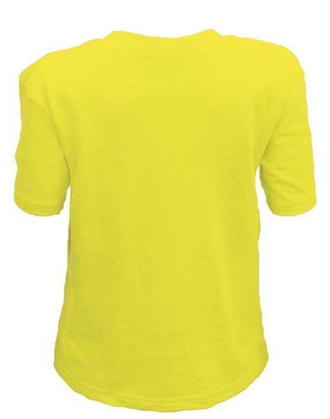 T-shirt kind - geel, XS