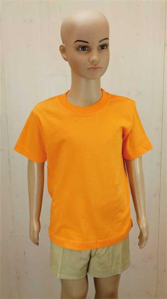 T-shirt kind - oranje, L