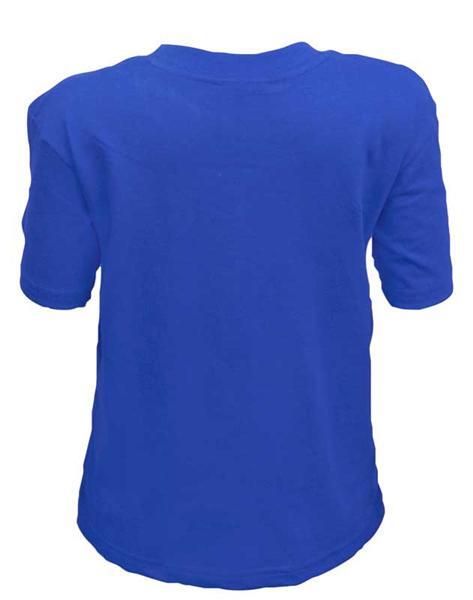 T-shirt kind - blauw, XL