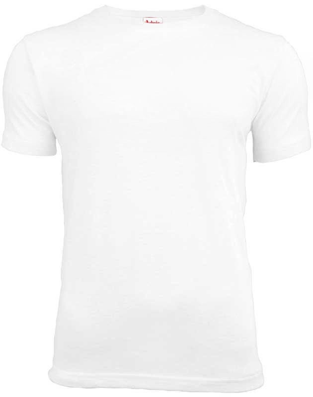 T-shirt heren - wit, XL