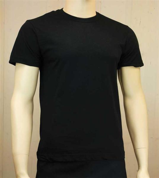 T-Shirt man - zwart, maat L