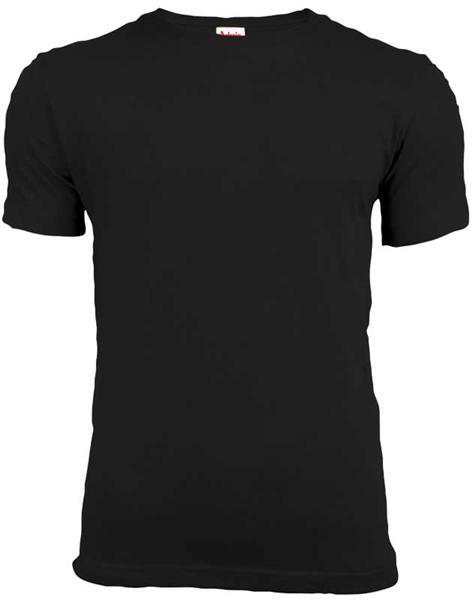T-Shirt man - zwart, maat L