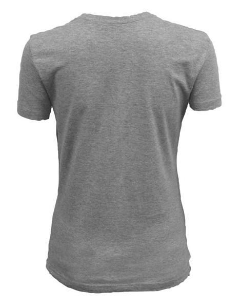T-shirt vrouw - grijs, XXL