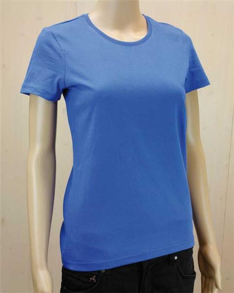 T-shirt vrouw - blauw, L