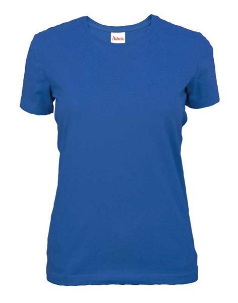 T-shirt vrouw - blauw, XXL