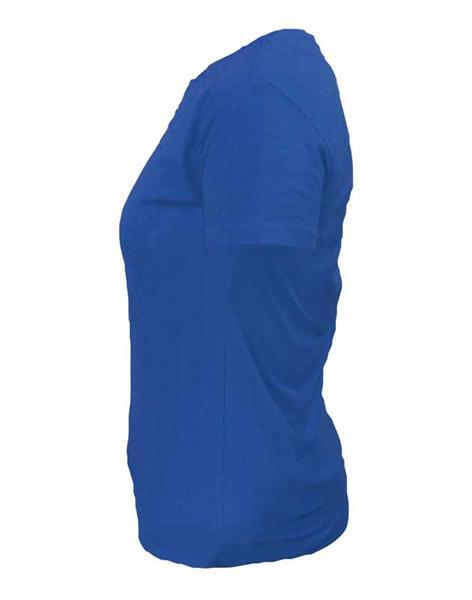T-shirt vrouw - blauw, XXL