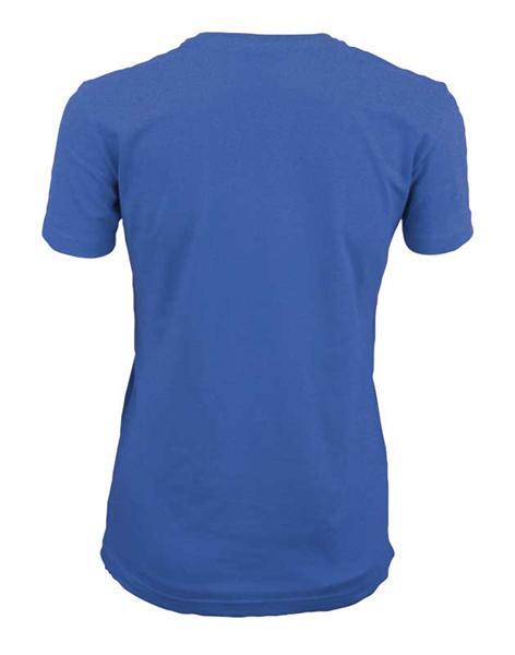 T-shirt vrouw - blauw, XL