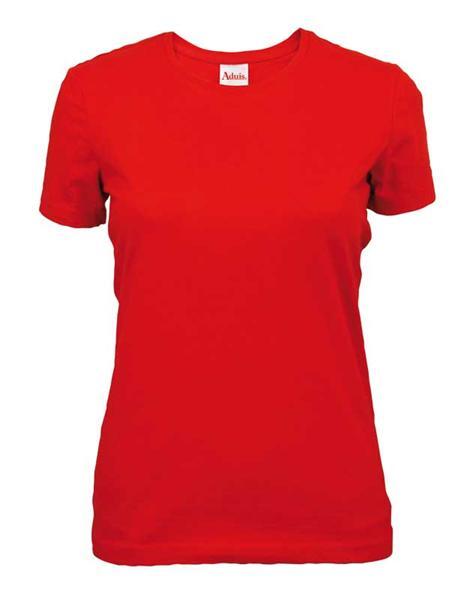 T-shirt vrouw - rood, XXL
