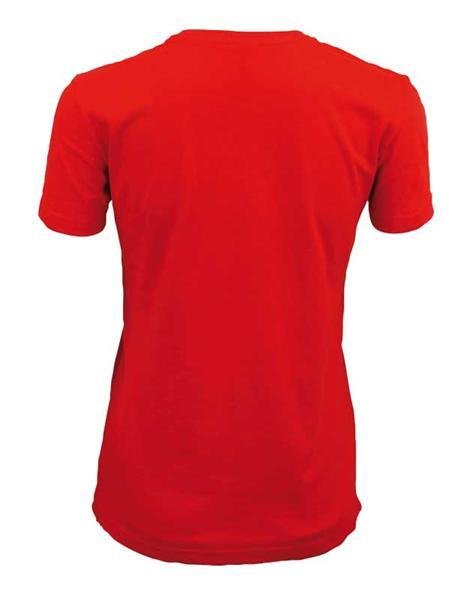 T-shirt vrouw - rood, XL