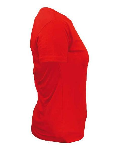 T-shirt vrouw - rood, XXL