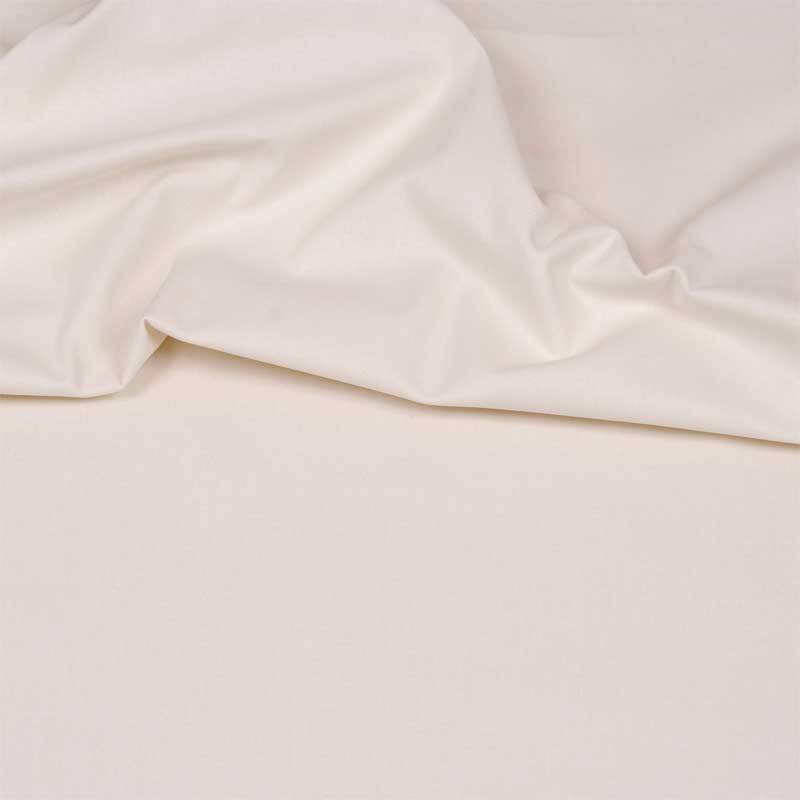 Tissu coton - uni, crème