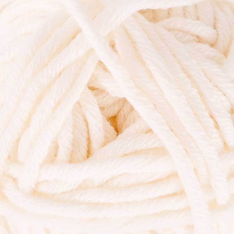 Wolle hatnut XL 55 - 50 g, weiß
