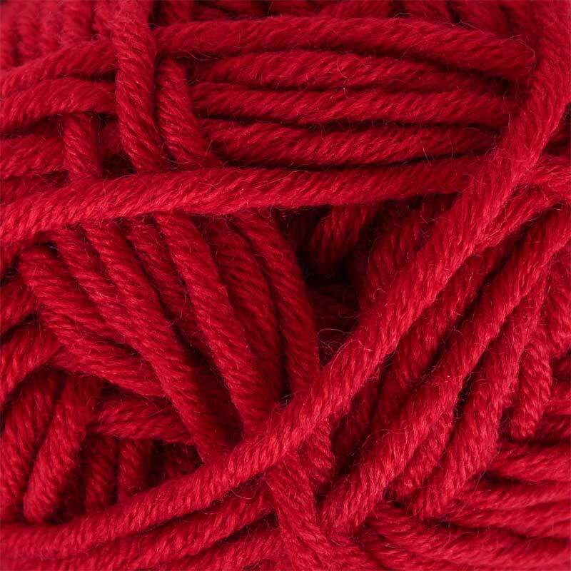 Wolle hatnut XL 55 - 50 g, rot