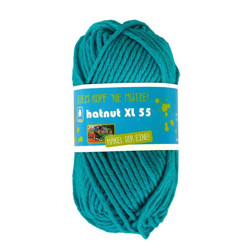 Wol hatnut XL 55 - 50 g, turquoise