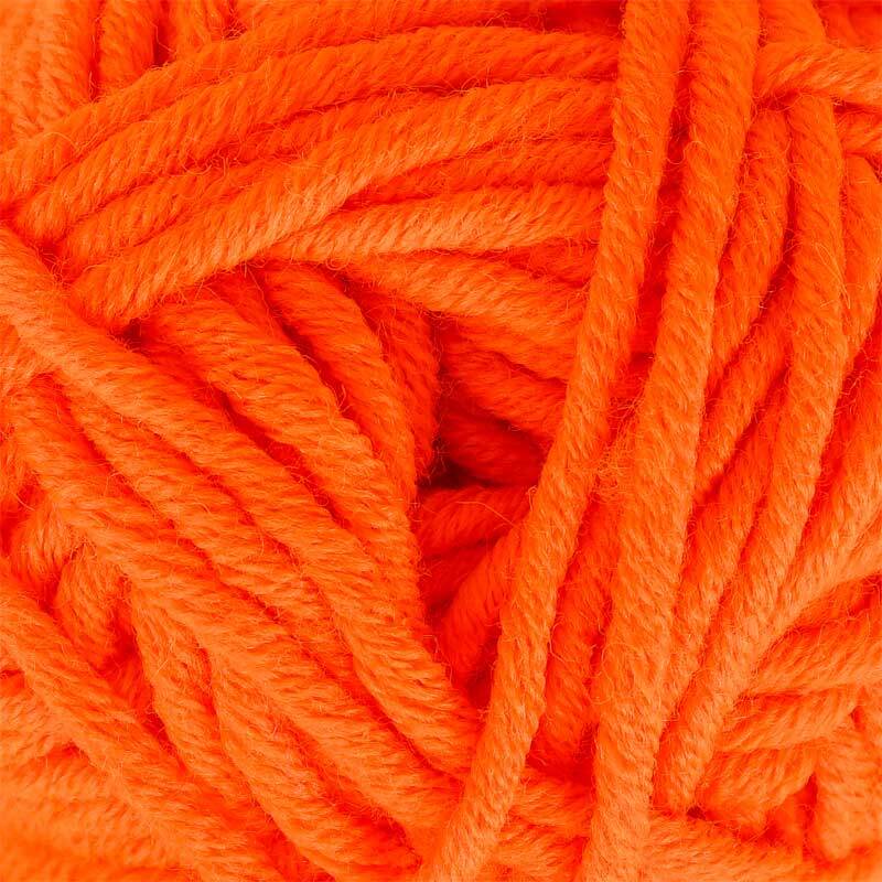 Laine Hatnut XL 55 - 50 g, orange néon