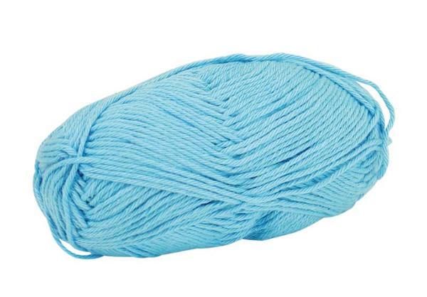 Laine Cotton Fun - 50 g, bleu clair