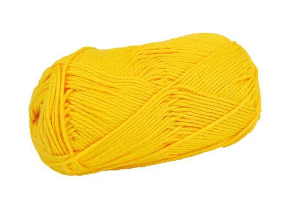 Laine Cotton Fun - 50 g, jaune fonc&#xE9;