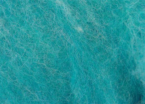 Laine card&#xE9;e - 100 g, turquoise