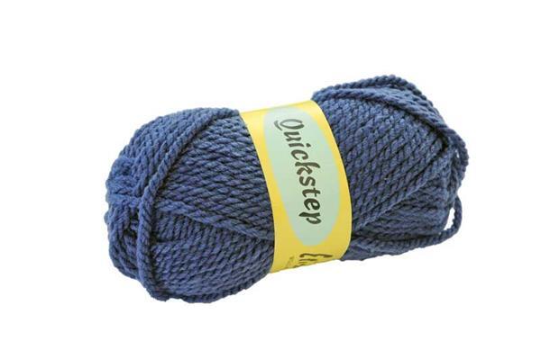 Wolle Quickstep - 50 g, blau-grau