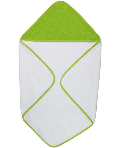 Serviette de bain bébé - 75 x 75 cm, vert