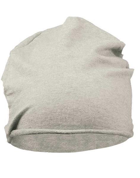 Jersey Beanie Mütze, grau