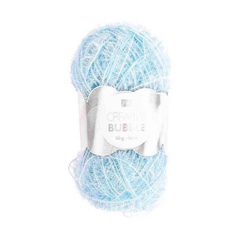 Creative Bubble Laine - 50 g, bleu clair