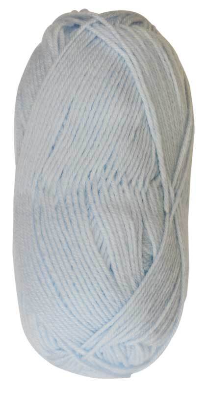 Wolle Baby uni - 50 g, blau