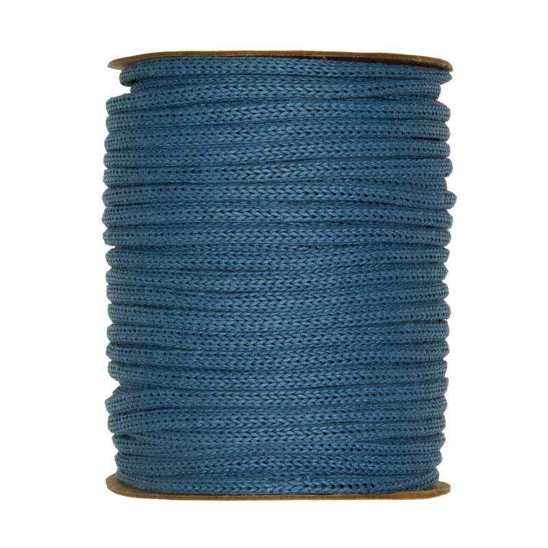 Rondgebreide tube - Ø 4 mm, blauw