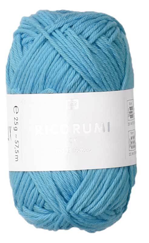 Ricorumi wol - 25 g, hemelsblauw