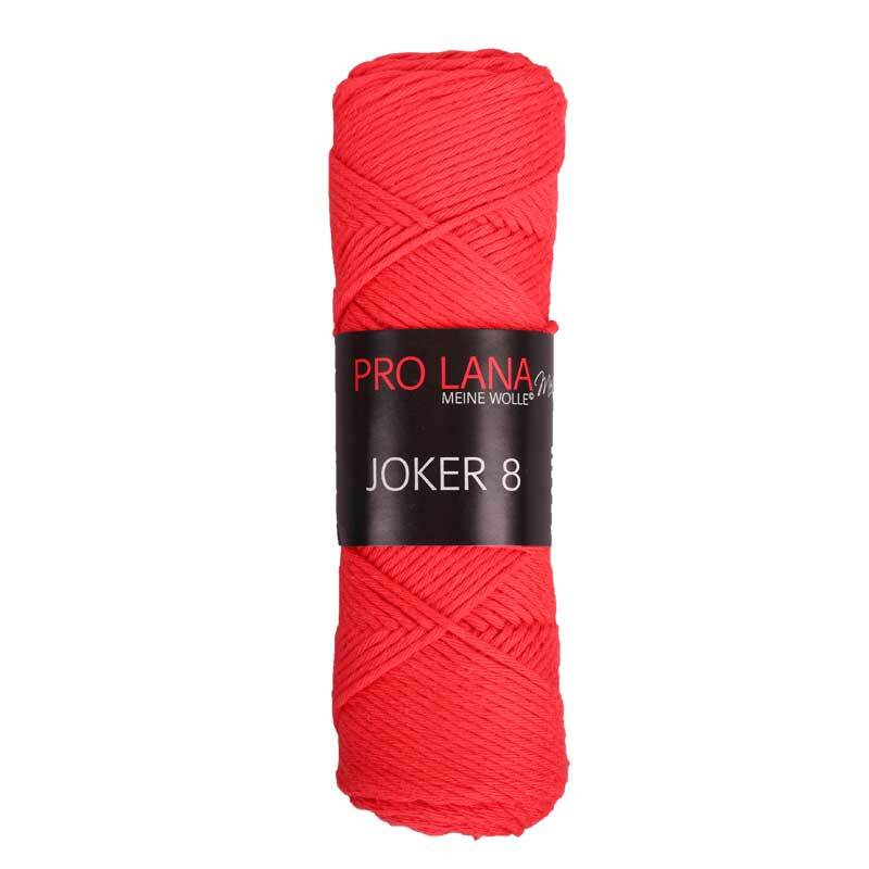 Wol Joker 8 - 50 g, rood
