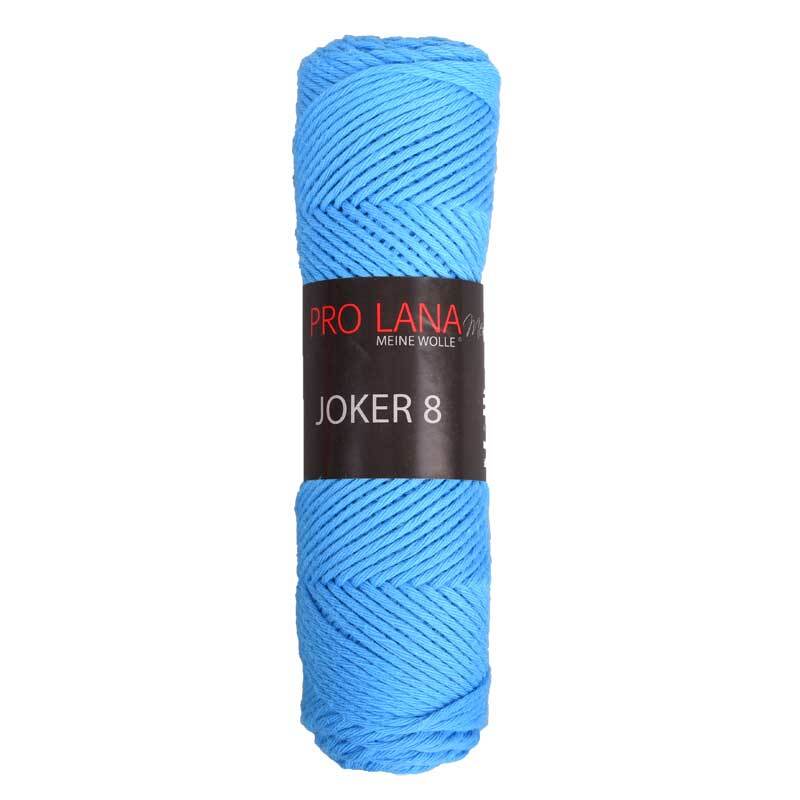 Wolle Joker 8 - 50 g, azurblau