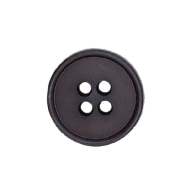 Boutons 4 trous - &#xD8; 15 mm, gris