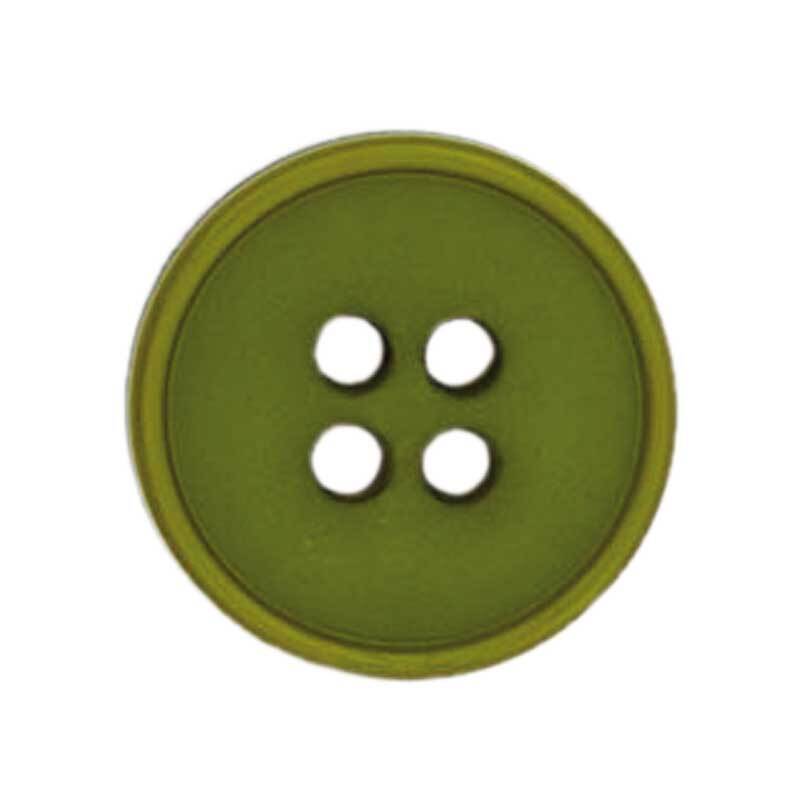 Vierlochknopf - Ø 20 mm, grün