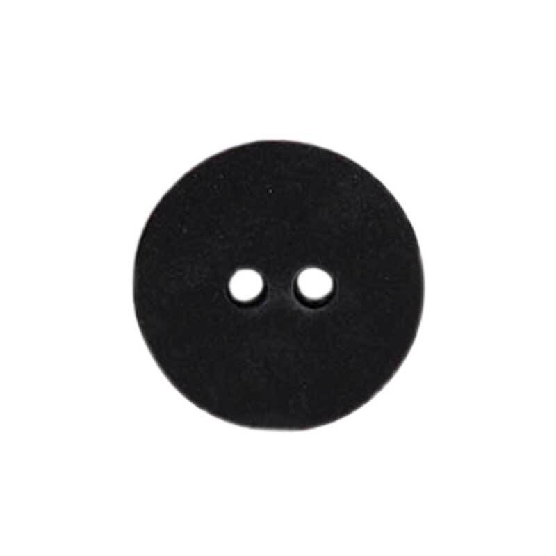 Zweilochknopf - &#xD8; 15 mm, schwarz