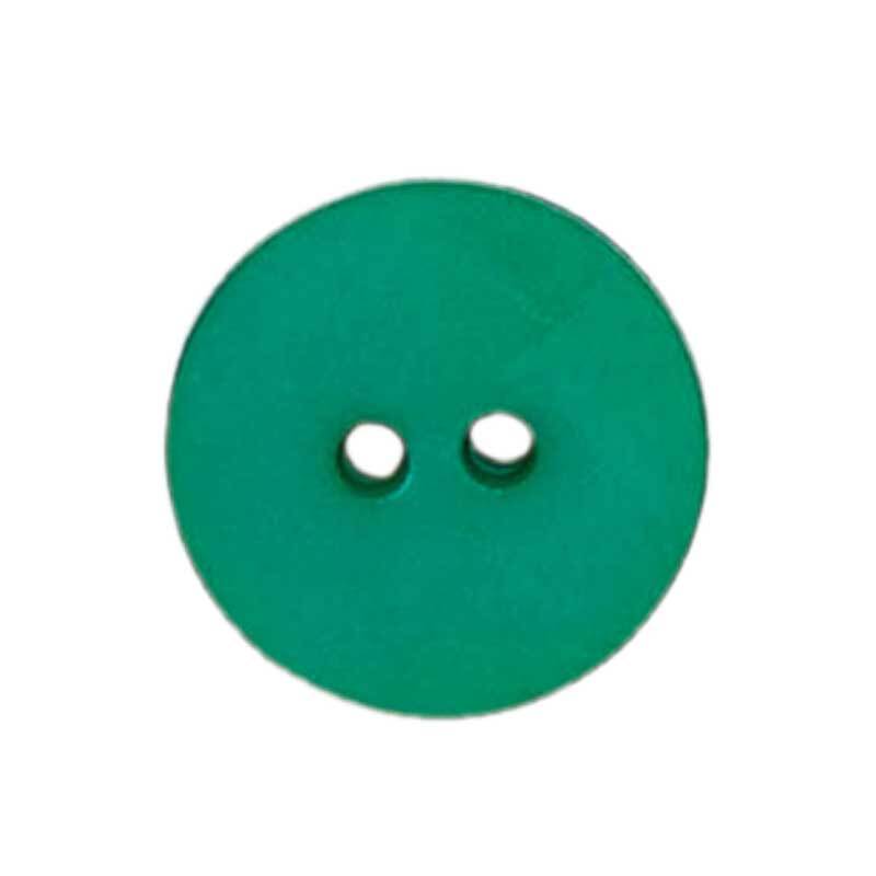 Zweilochknopf - Ø 18 mm, grün