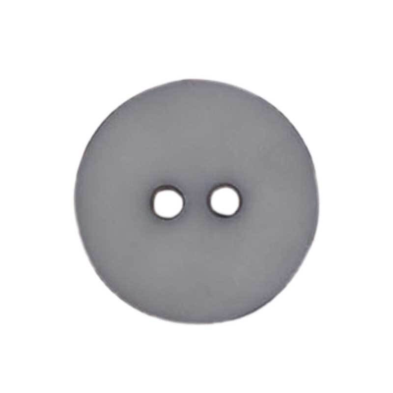 Boutons 2 trous - &#xD8; 18 mm, gris