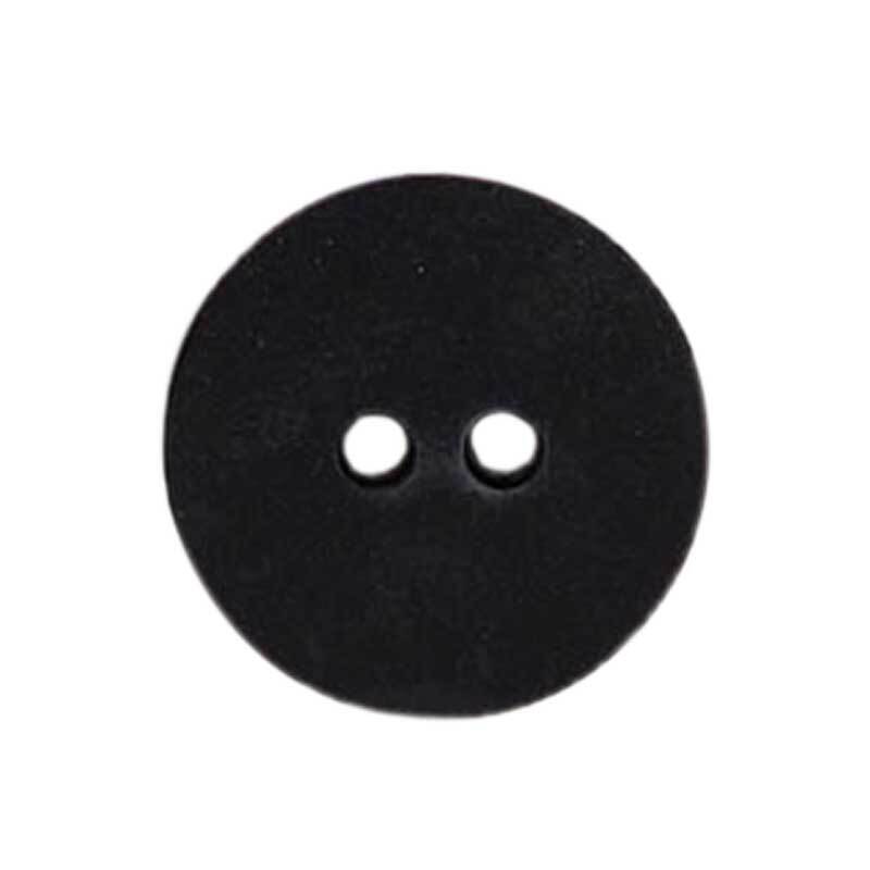 Knoop 2 gaten - Ø 18 mm, zwart