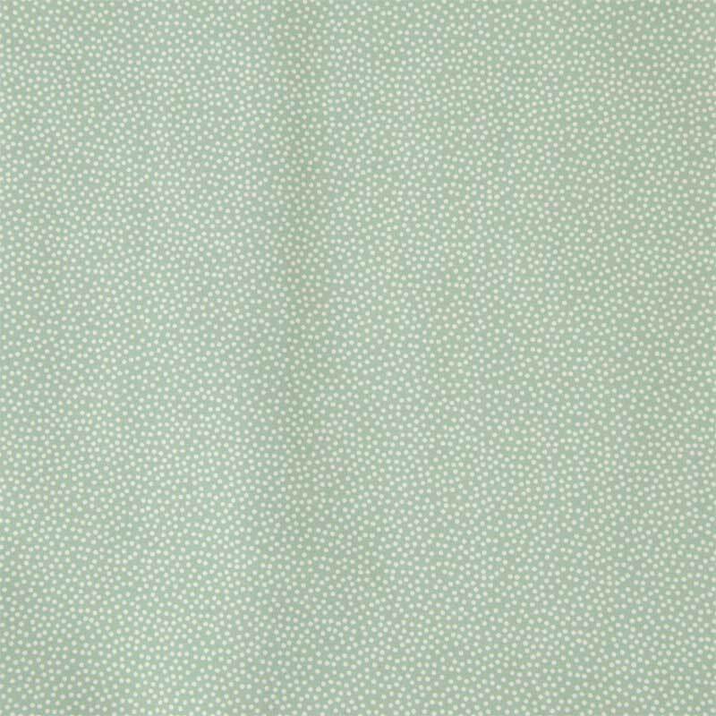 Tissu coton - &#xE0; motifs, menthe avec points