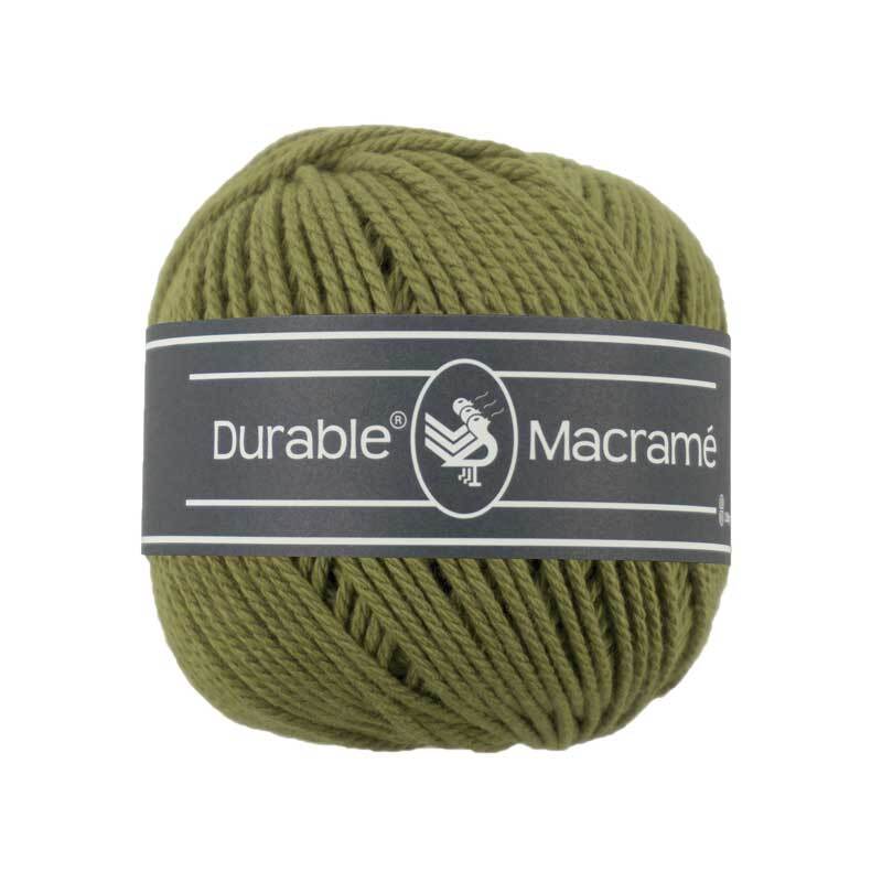 Makrameegarn Durable Macramé - Ø 2 mm, khaki