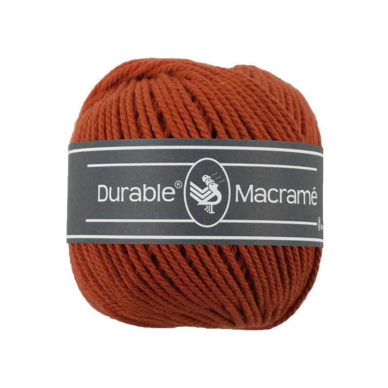 Makrameegarn Durable Macram&#xE9; - &#xD8; 2 mm, brick
