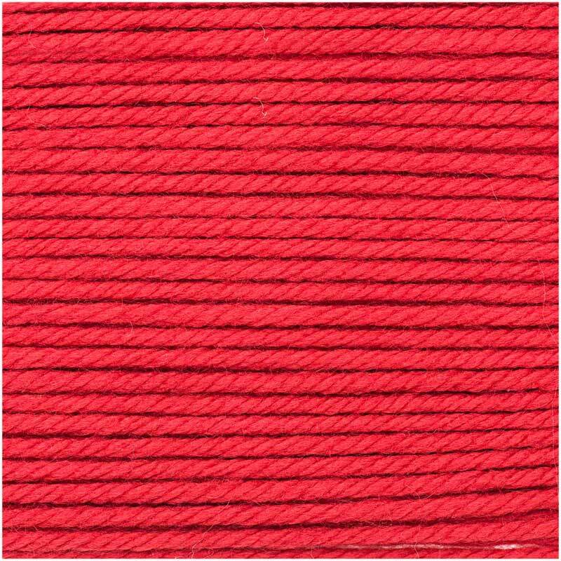 Wolle Essentials Mega Wool - 100 g, rot