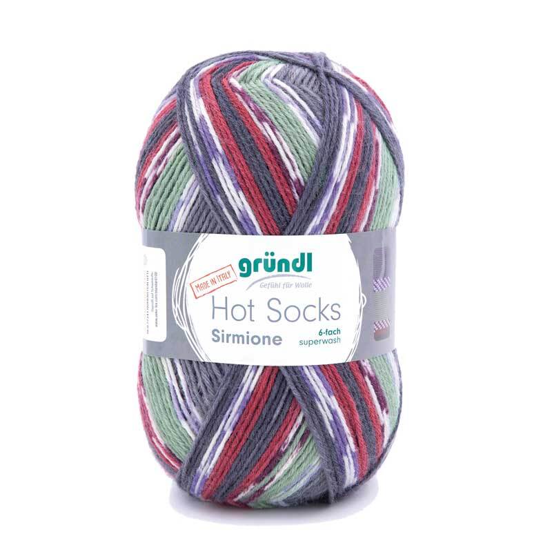 Sockenwolle Hot Socks Sirmione - 150 g, passion