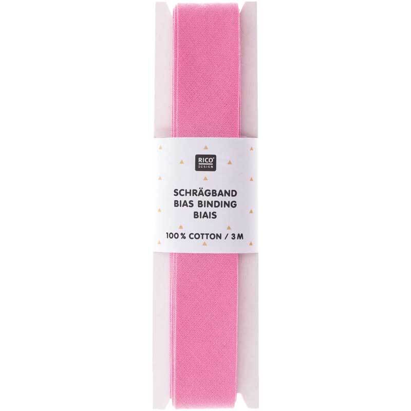 Schr&#xE4;gband - 3 m, rosa