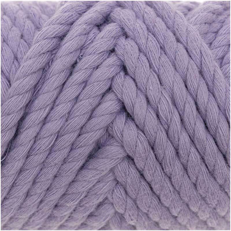 Makrameekordel Cotton Cord - Ø 5 mm, lila
