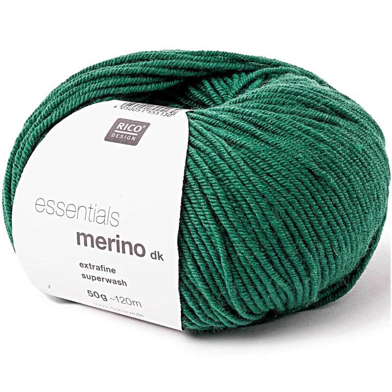 Wolle Essentials Merino DK - 50 g, dunkelgrün