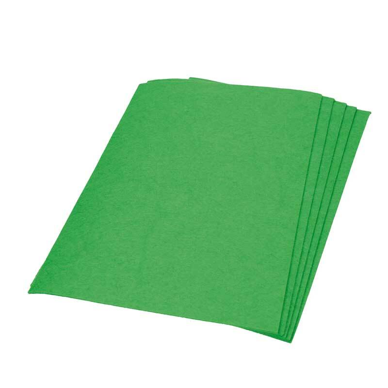 Plaque de feutrine - 30 x 45 cm, vert