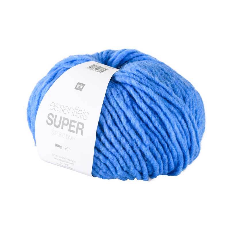 Wolle Essentials Super chunky - 100 g, blau