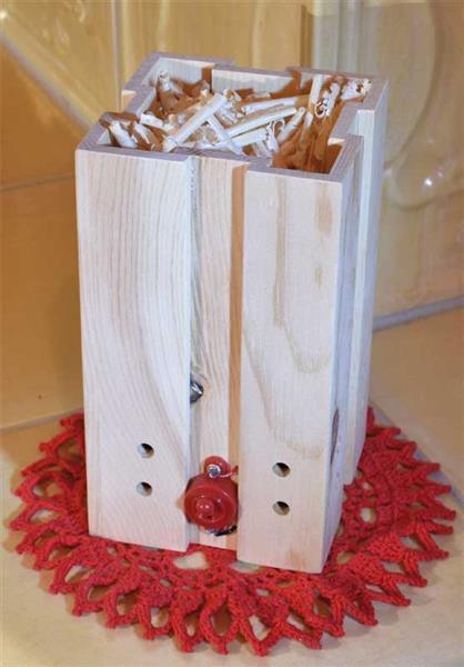 Ventilateur d'ambiance en bois de pin